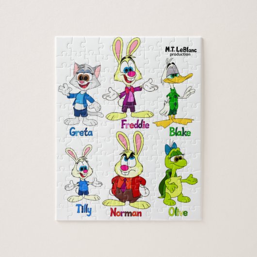 Puzzle Freddie Bunny & Friends (Vertical)