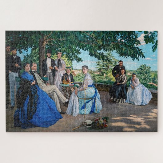Puzzle Frédéric Bazille - La Réunion de Famille (Horizontal)