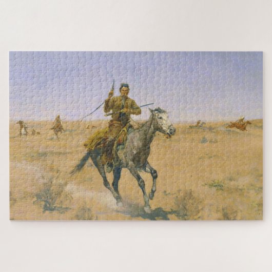 Puzzle Frédéric Remington La Fuite 1895 (Horizontal)