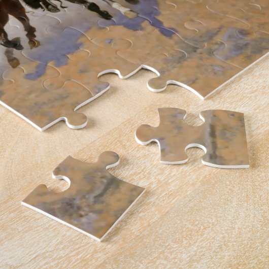 Puzzle Frédéric Remington Peinture "Dash For The Timber" (Côté)