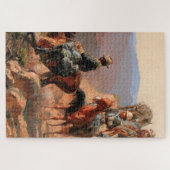 Puzzle Frederick Remington "Avec la 10e cavalerie" (Horizontal)