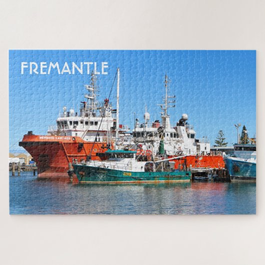 Puzzle Fremantle : Bateau de ravitaillement et bateau de (Horizontal)