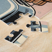 Puzzle French Bulldog Breakfast Cartoon Art (Côté)