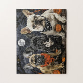 Puzzle French Bulldog Halloween Ensorcelant (Vertical)