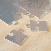 Puzzle French Bulldog Riding Moto Noël (Côté)