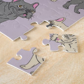 Puzzle Frenchies, Purple (Côté)