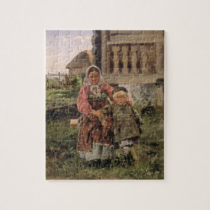 Puzzle Frère et soeur, 1880