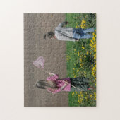 Puzzle Frère et soeur l'été. (Vertical)