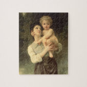 Puzzle Frère et soeur par William Adolphe Bouguereau (Vertical)
