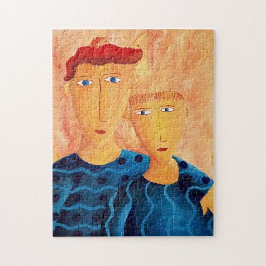 Puzzle Frères Peinture contemporaine Art Jigsaw Puz (Vertical)