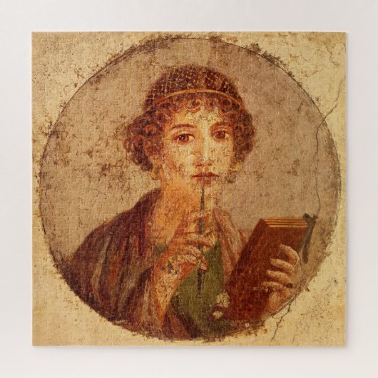 Puzzle Fresco of sappho in Pompeii (Vertical)