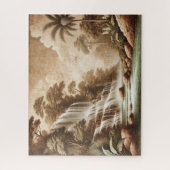 PUZZLE "FRESCO WATERFALL" JIGSAW PUZZLE– LANDSCAPE SERIES (Vertical)