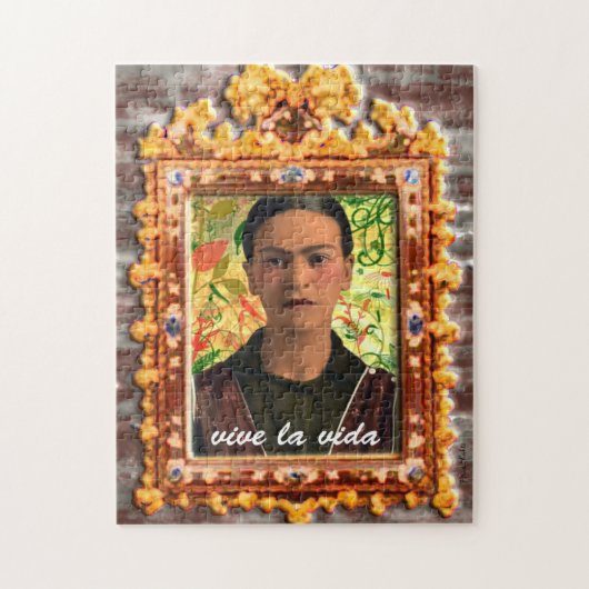 Puzzle Frida Kahlo Reflejando (Vertical)