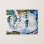 Puzzle friedrich nietzsche - portrait aquarelle (Horizontal)
