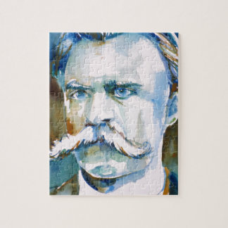 Puzzle friedrich nietzsche - portrait aquarelle