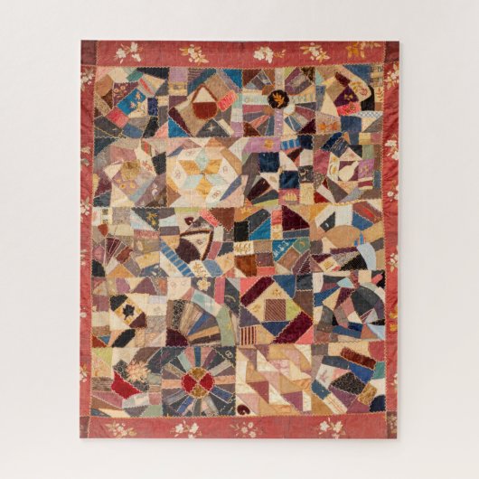 Puzzle Friendship Quilt (Vertical)
