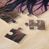 Puzzle Friesian Horses Dramatic Silhouette of Love (Côté)