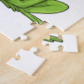 Puzzle Frog with Butterfly (Côté)