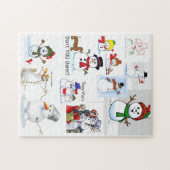 Puzzle "Froid de bonhomme de neige" dehors (Horizontal)