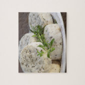 Puzzle fromage de chèvre français - chèvre - avec des her (Vertical)