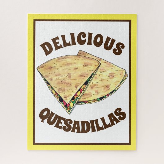 Puzzle Fromage Quesadillas Plat mexicain (Vertical)