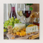 Puzzle Fromage Vin Miel Noix Raisins Crackers Alimentatio<br><div class="desc">Cette décoration savoureuse se compose de vin,  fromage,  craquelins,  noix,  miel et raisins. #nourriture #bonne #gastronomie #fromage #miel #vin #raisins #noix #craquelins #fun #jeux #cadeaux #cadeaux #fêtes #noël #jarretelles #secretsanta #winelover</div>