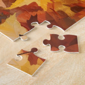 Puzzle Frontière Collie Automne Thankesgiving (Côté)