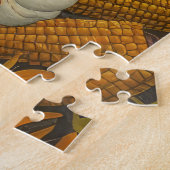 Puzzle Frontière Collie Chien Moisson d'automne Thanksgiv (Côté)