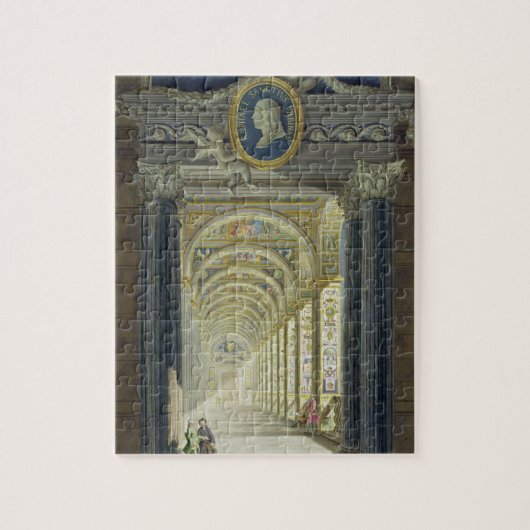 Puzzle Frontispice avec un portrait de médaillon de (Vertical)