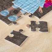 Puzzle Frosty Le Snowman Noël Tree Toys Sucres de canne (Côté)