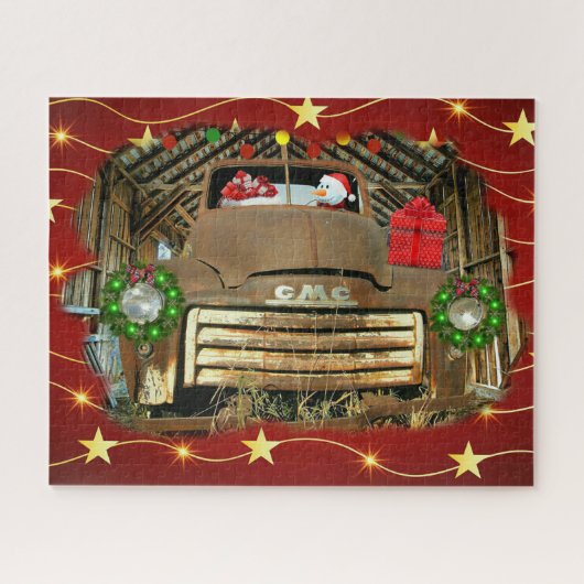 Puzzle Frosty's Vintage GMC Truck Christmas Run (Horizontal)