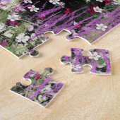 Puzzle Frouilles dans les fleurs I - Blanc noir Tuxedo Ki (Côté)