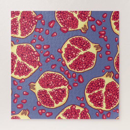 Puzzle Fruit de grenade Conception Motif transparente (Vertical)