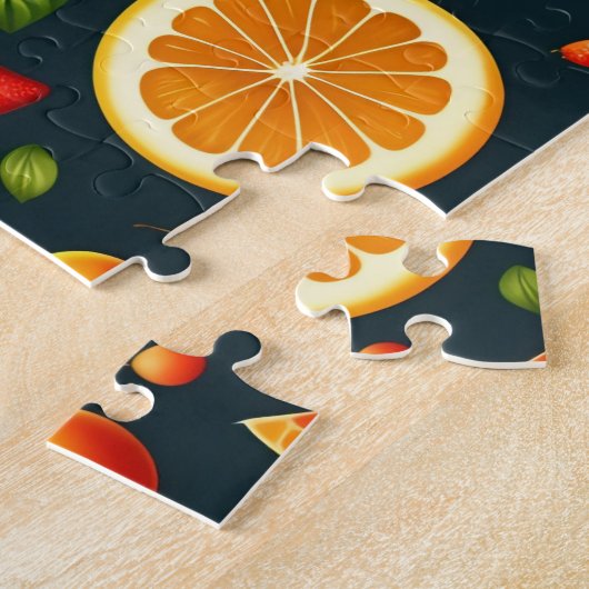 Puzzle Fruits colorés (Côté)