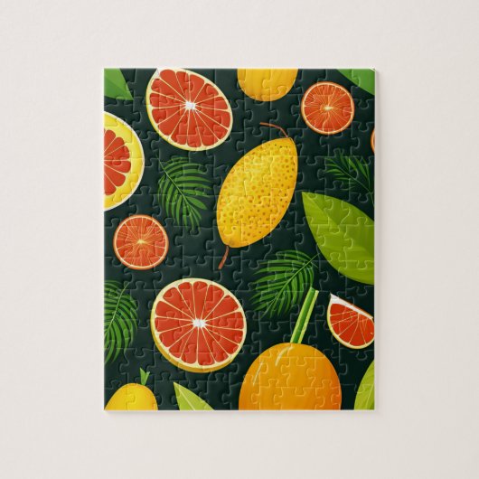 Puzzle Fruits colorés Motif (Vertical)