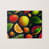 Puzzle Fruits colorés Motif (Horizontal)