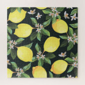 Puzzle Fruits de citron : Conception Motif transparente (Horizontal)