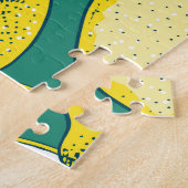 Puzzle Fruits de citron Vintage Illustration transparente (Côté)