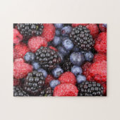 Puzzle Fruits de fruits de baies juteux et mûrs Medley (Horizontal)