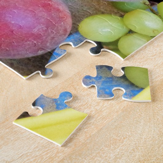 Puzzle Fruits d'été, Nourriture, Melon, Raisins, Pêches,  (Côté)