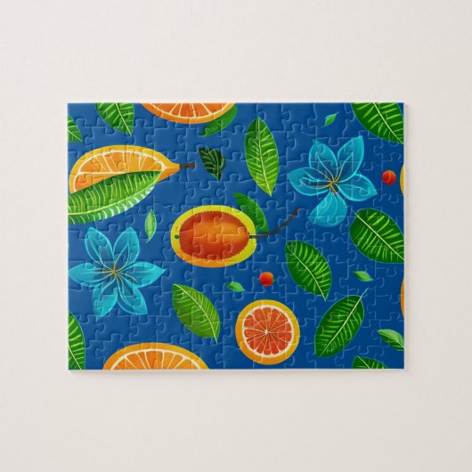 Puzzle Fruits et fleurs (Horizontal)