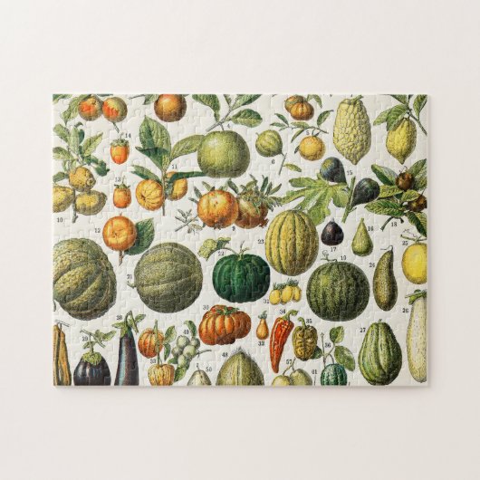 Puzzle Fruits et légumes (Horizontal)