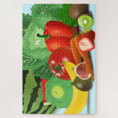 Puzzle Fruits et légumes - (Vertical)