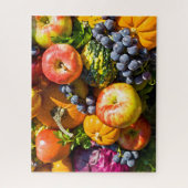Puzzle Fruits et légumes à la bonté (Vertical)