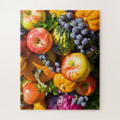 Puzzle Fruits et légumes à la bonté (Vertical)