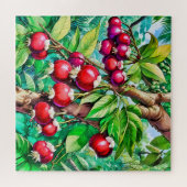 Puzzle Fruits rouge vif (Horizontal)