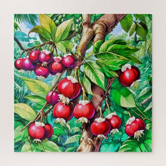 Puzzle Fruits rouge vif (Vertical)