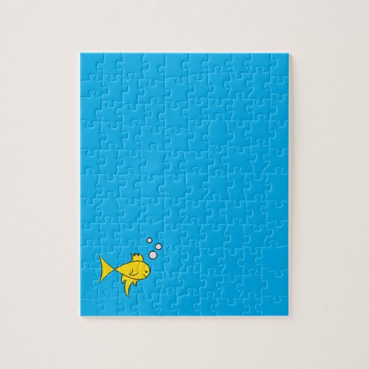 Puzzle Frustrer Le Poisson D'Or De Natation (Vertical)