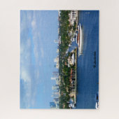 Puzzle Ft Lauderdale Intracoastal Waterway Skyline Yacht (Vertical)
