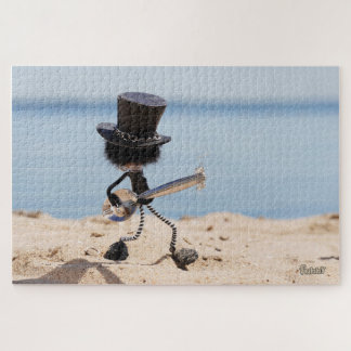 Puzzle Fubby guitariste avec chapeau look alike Slash.